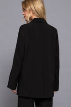 Load image into Gallery viewer, Long Sleeve Notched Collar with Front Button Closure Blazer