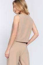Load image into Gallery viewer, V-Neckline with Front Button Closure Vest
