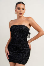 Load image into Gallery viewer, Rose sequin dress