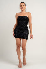 Load image into Gallery viewer, Rose sequin dress