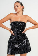 Load image into Gallery viewer, Rain Sequin Mini Dress