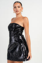 Load image into Gallery viewer, Rain Sequin Mini Dress