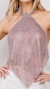 Pao Rhinestone Top
