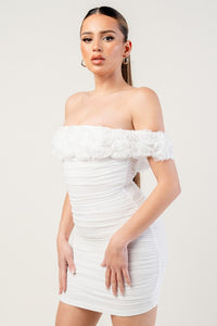 Nolan 3D Flower Dress