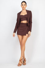 Load image into Gallery viewer, Cami Top Jacket &amp; Skorts Set
