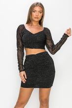 Load image into Gallery viewer, Minerva Glittery Mesh Skirts Set
