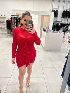 Aine red dress