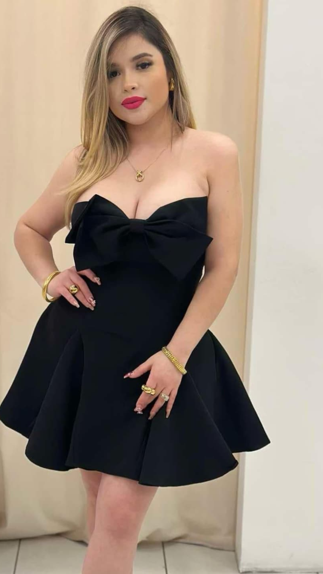 Aleida Bow Dress