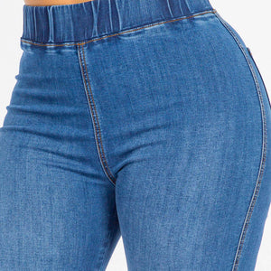 HIGH WAIST CURVY FLARE JEANS