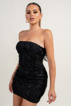 Load image into Gallery viewer, Rose sequin dress
