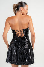Load image into Gallery viewer, Rain Sequin Mini Dress
