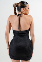 Load image into Gallery viewer, Melly Halter Mini Dress
