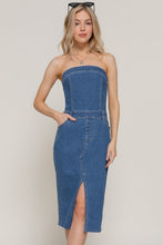 Load image into Gallery viewer, Aisling Denin Midi Dress
