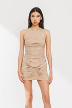 Load image into Gallery viewer, Ruched jersey tank &amp; skirt set .
