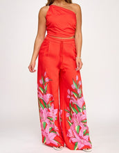 Load image into Gallery viewer, 2pc one Shoulder Pants Set

