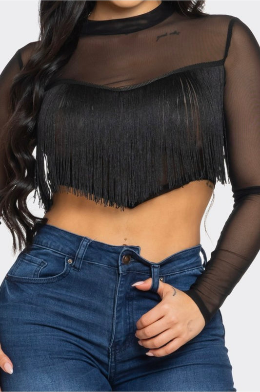 Fringe Party Top