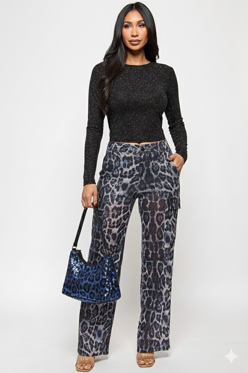 Animal Print cargo