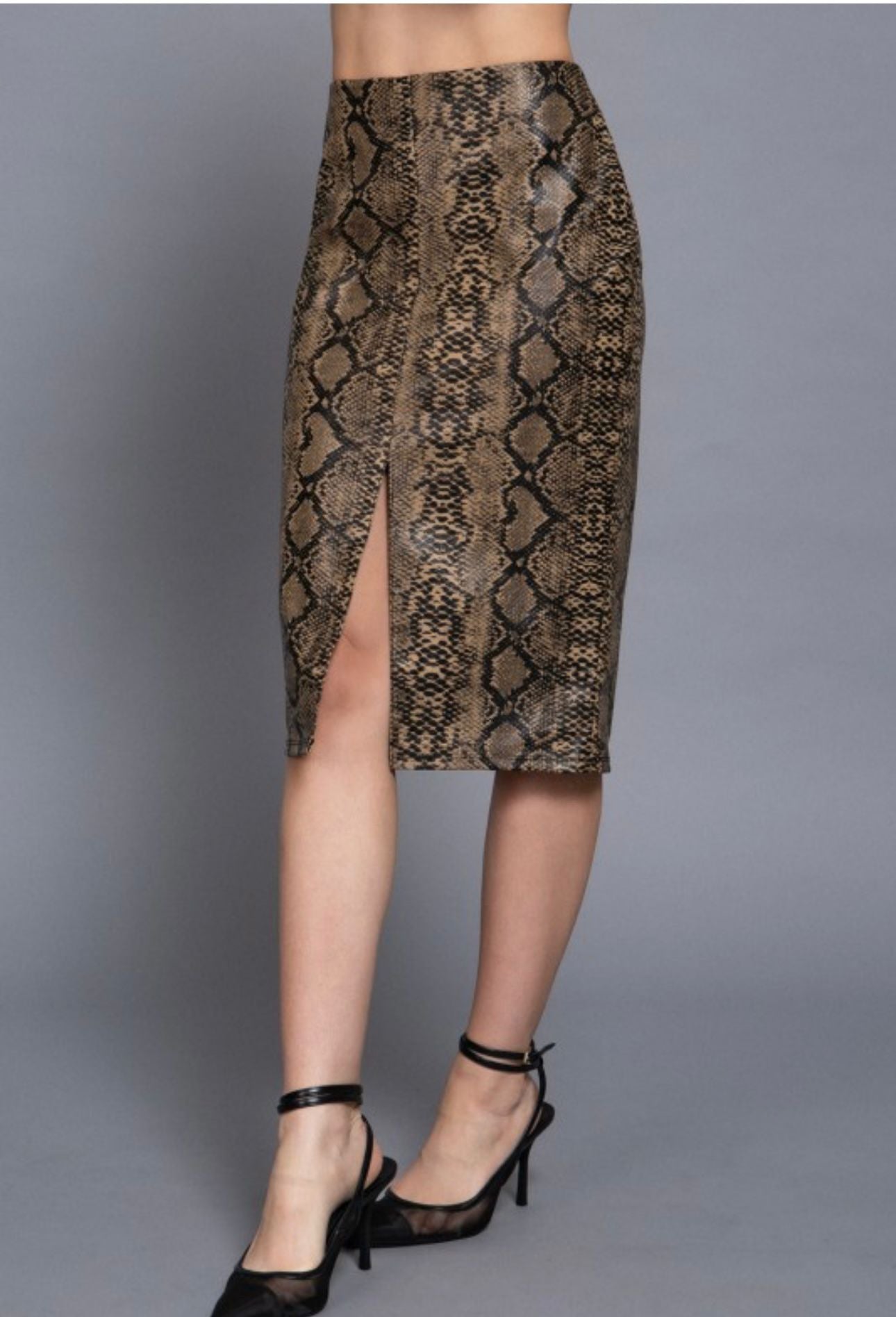 Snake skin  maxi skirt