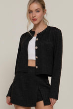 Load image into Gallery viewer, Mireidy black SKORT SET
