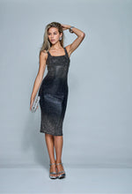 Load image into Gallery viewer, Yovana Rhinestone midi dress

