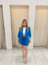 Load image into Gallery viewer, Alize Blue Skirt Set
