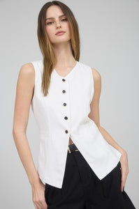 Mar White Vest